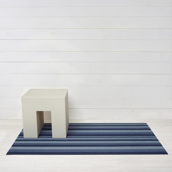 Chilewich Bounce Stripe Storm Shag Mat