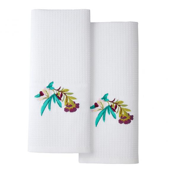 Yves Delorme Panoramic Waffle Guest Towels