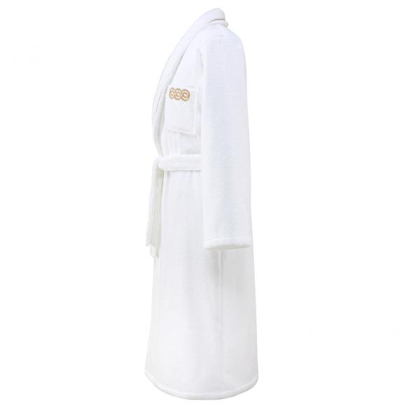 Yves Delorme Joyau Mens Shawl Collar Bathrobe