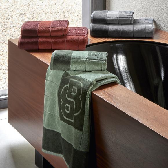 Boss Home Double B Towel Charcoal 