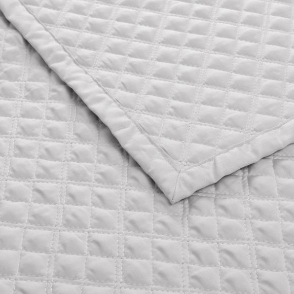 Ralph Lauren Home Argyle Quilted Bed Cover Platine