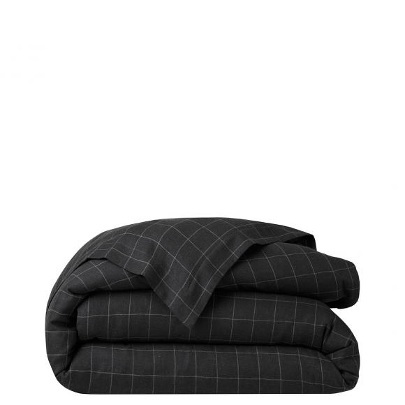 Ralph Lauren Home Modern Driver Blakeley Charcoal Duvet Cover