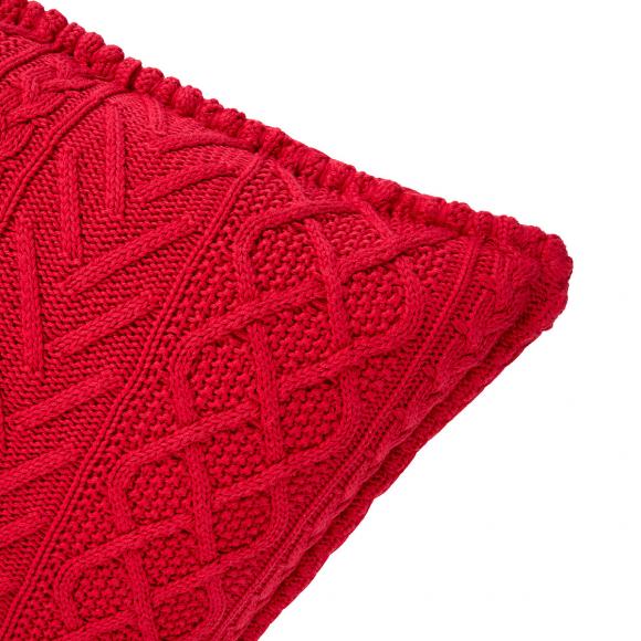 Ralph Lauren Home Highland Knit Cushion Cover Red