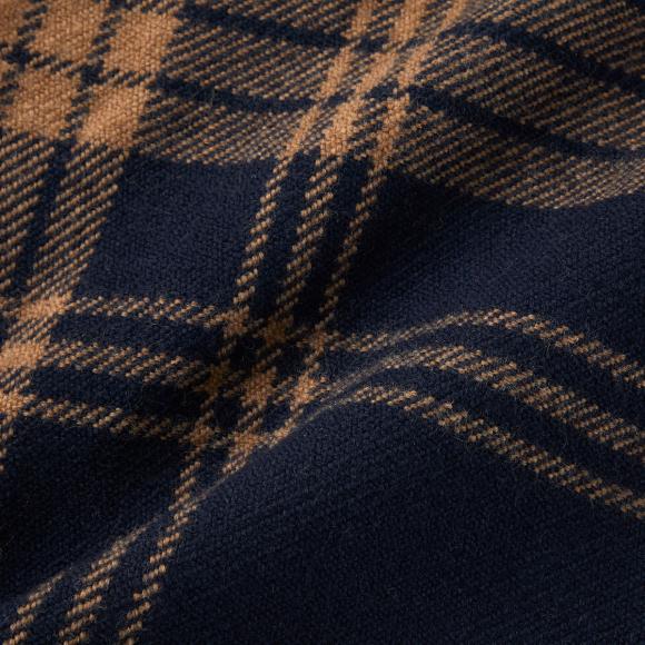 Ralph Lauren Home Thatcher Navy Throw