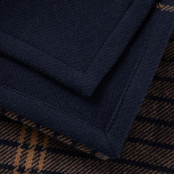 Ralph Lauren Home Thatcher Navy Throw