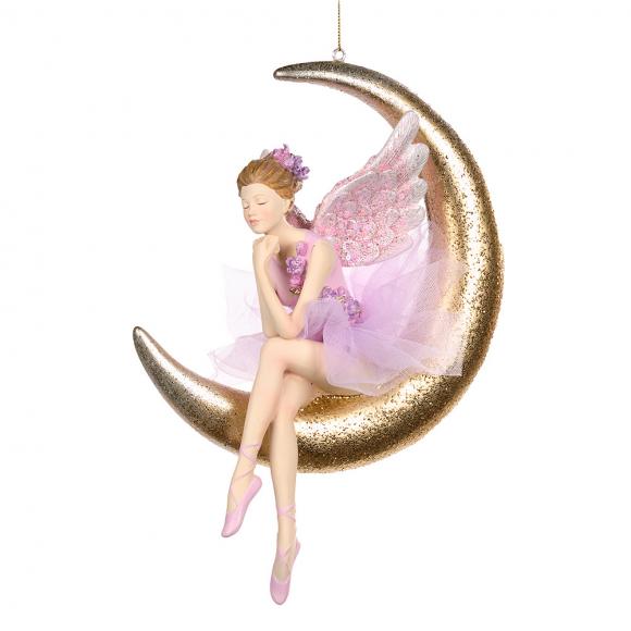 Goodwill Ballerina Fairy on The Moon Ornament