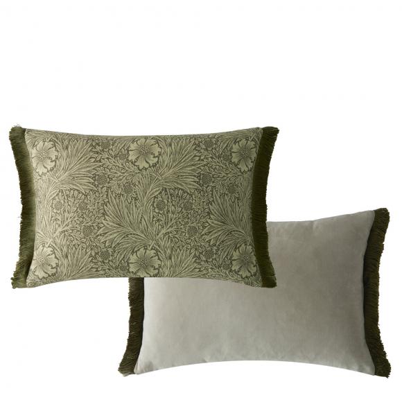 William Morris At Home Marigold Cushion Olive 40/60cm