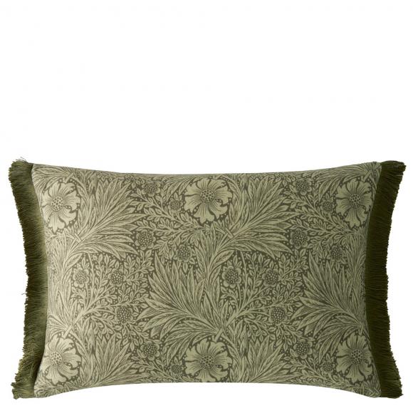 William Morris At Home Marigold Cushion Olive 40/60cm