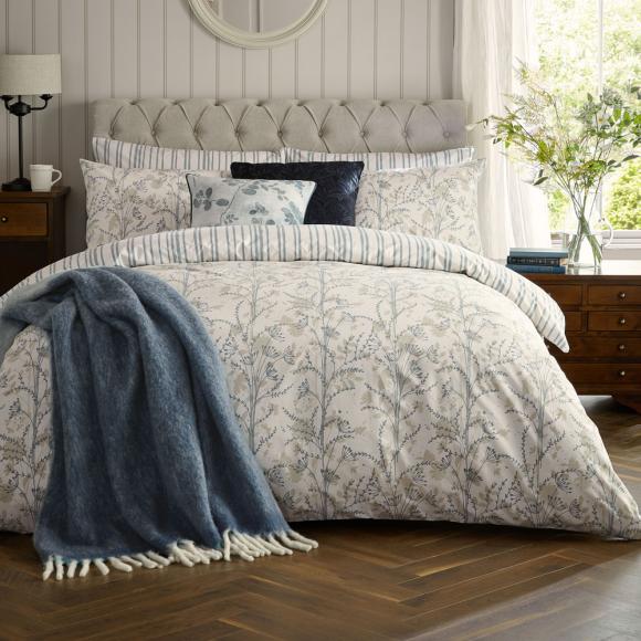 Laura Ashley Fennelton Natural Duvet Cover Set