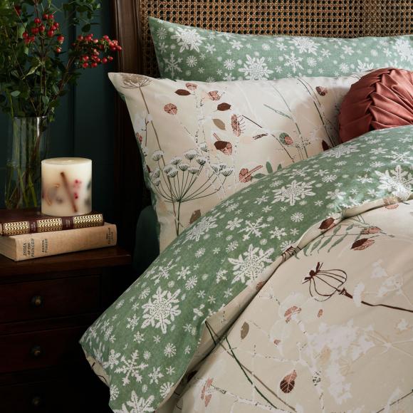 Laura Ashley Frost & Ice Natural Duvet Cover Set