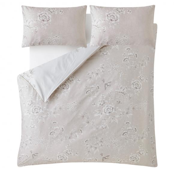 Laura Ashley Rowsham Garden Natural Duvet Cover Set