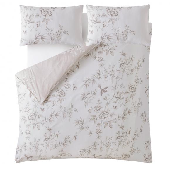 Laura Ashley Rowsham Garden Natural Duvet Cover Set