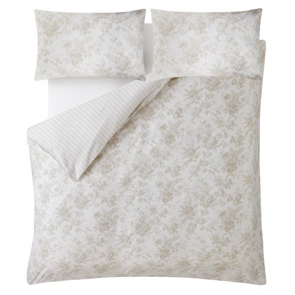 Laura Ashley Walled Garden Dove Grey Duvet Cover Set