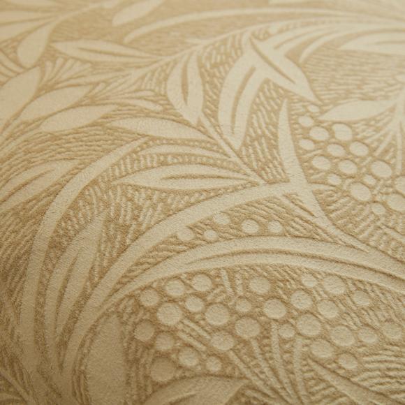 Laura Ashley Barley Embossed Cushion Gold