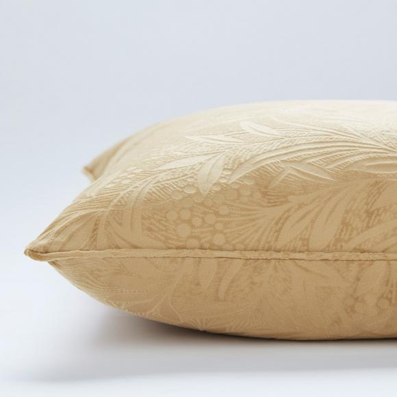 Laura Ashley Barley Embossed Cushion Gold