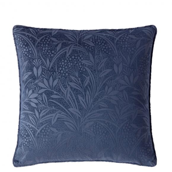 Laura Ashley Barley Embossed Cushion Midnight Navy