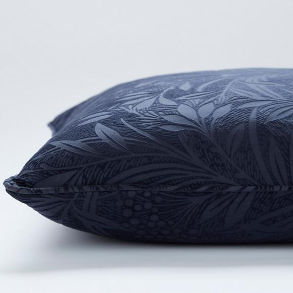 Laura Ashley Barley Embossed Cushion Midnight Navy