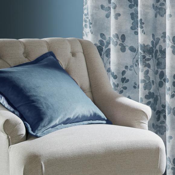 Laura Ashley Hanya Cushion Dark Seaspray Blue