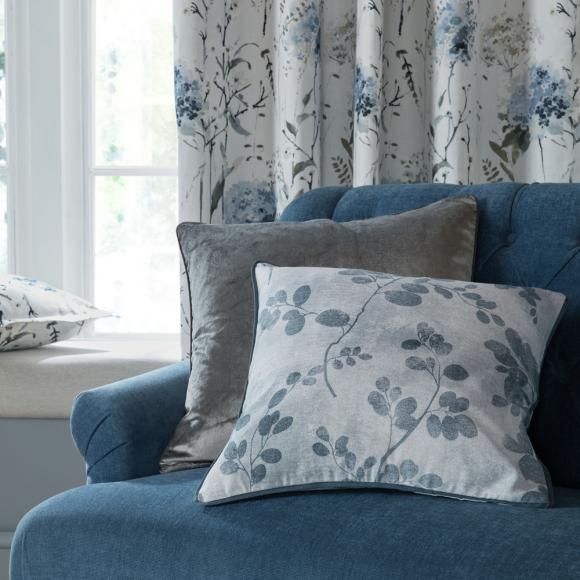 Laura Ashley Millhayes Smoke Blue Cushion