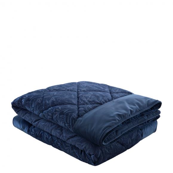 Laura Ashley Barley Navy Embossed Bedspread