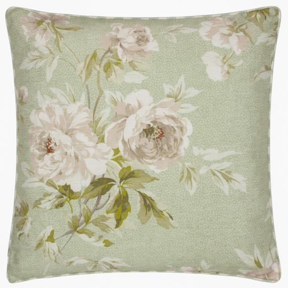 Sanderson Adele Floral Chenille Cushion Cover Sage