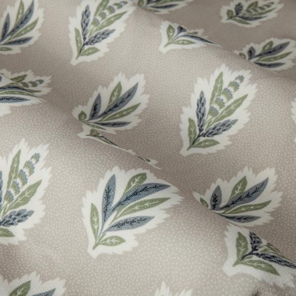 Sanderson Sessile Leaf Motif Curtains Flax