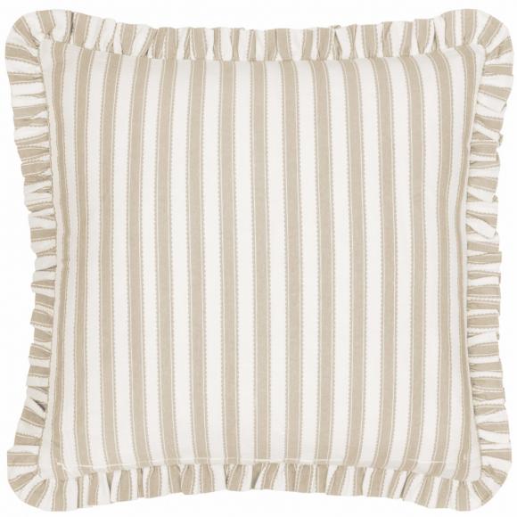 Sanderson Sessile Leaf Ruffle Cushion Sage