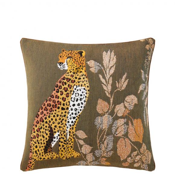 Yves Delorme Ophelia Kaki Cushion Cover