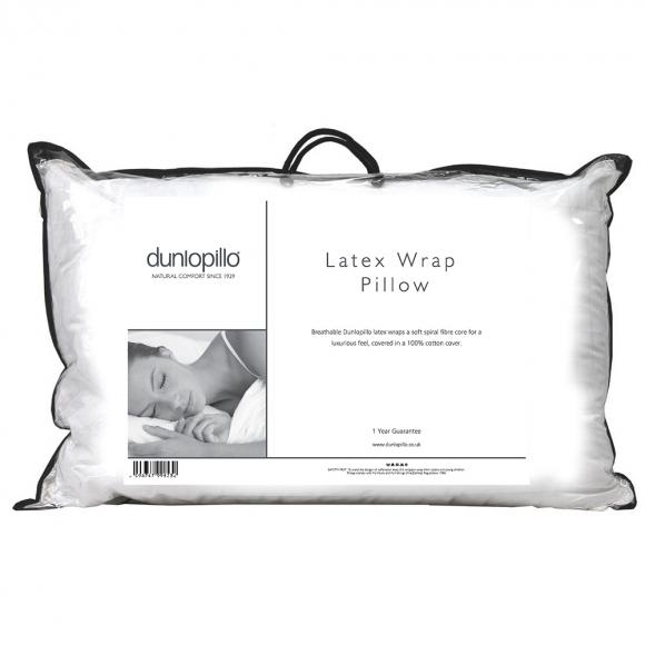 Dunlopillo Latex Wrap Pillow in Synthetic Filled Pillows at Seymour's Home