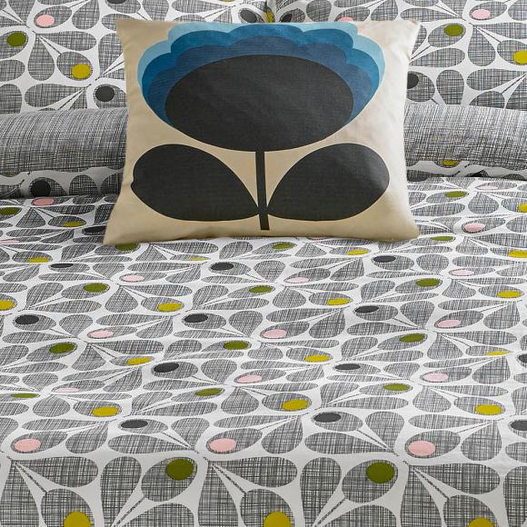 Orla Kiely Acorn Cup Slate In Fashion Duvet Covers At Seymour S Home