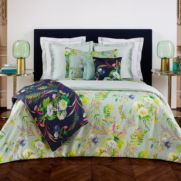 Yves Delorme Bouquets in Luxury Coordinating Bedspreads at Seymour's Home