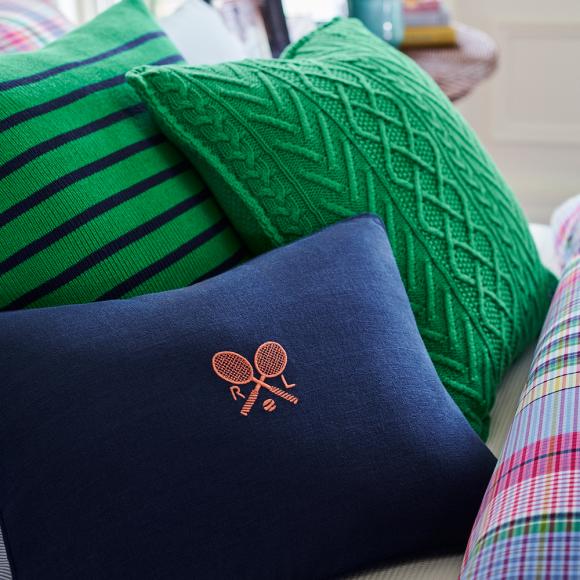 ralph lauren green pillow